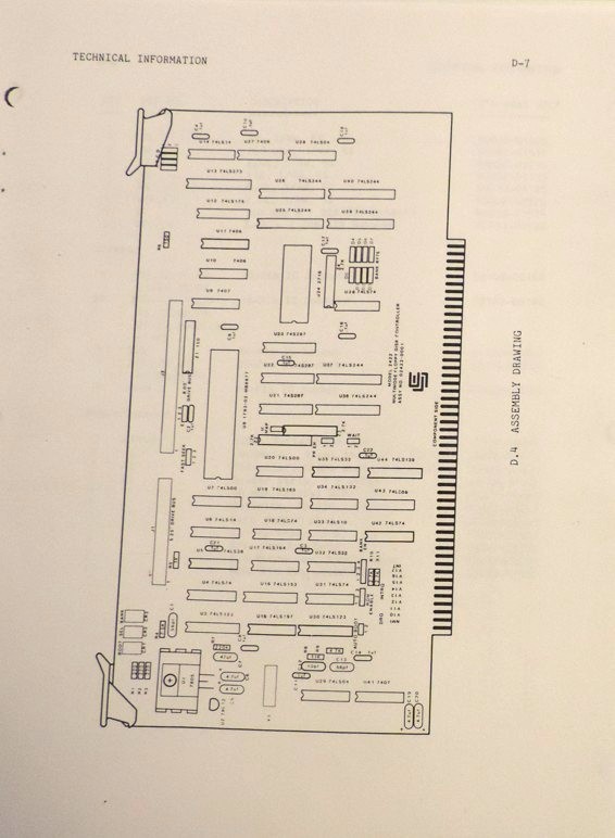Calif Computer Systems disk controller S-100 interface hardware manual