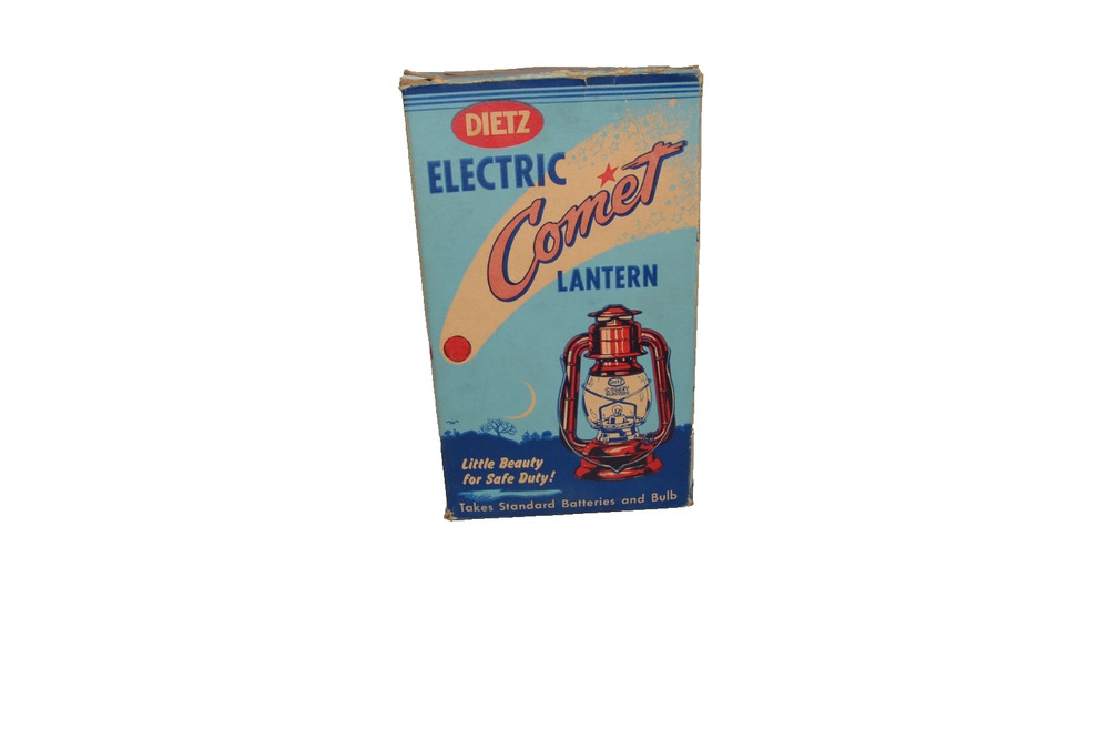 VINTAGE RED DIETZ COMET LANTERN 9in With Original Box