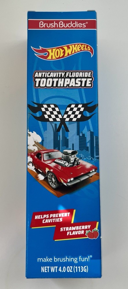 Hot Wheels • Sonic Toothbrush • Anticavity Toothpaste • Strawberry Flavored