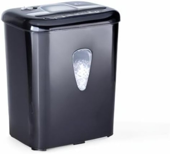 Compact Micro-Cut Shredder, 6-Sheet Capacity, 4.1 Gallons - Secure Your Privacy