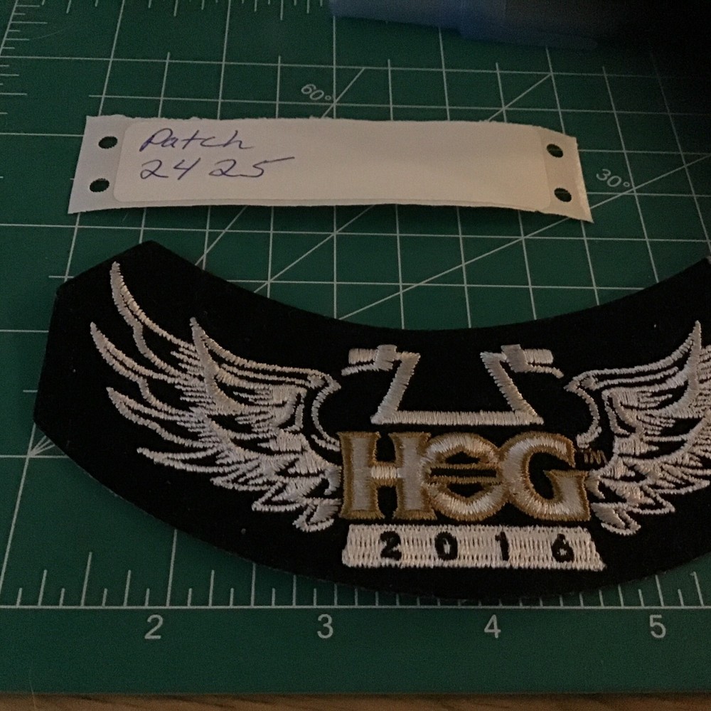 HOG Harley Davidson Rocker Vest Patch 2016