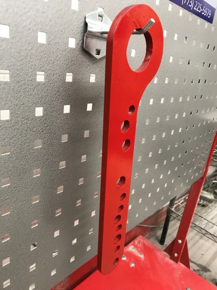 Power-TEC 91066 style Multi hole Pull Plate Auto Body Frame Machine tool clamps