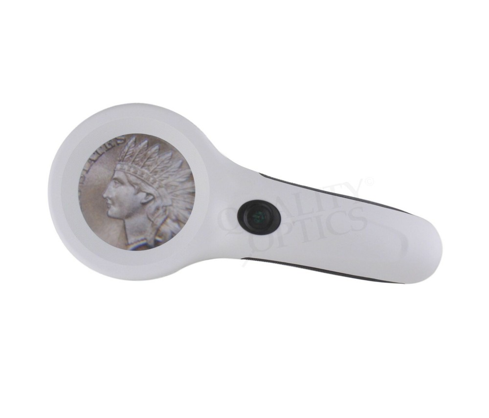 Quality Optics USA Easy Grip Illuminated 4X Dual function Magnifier