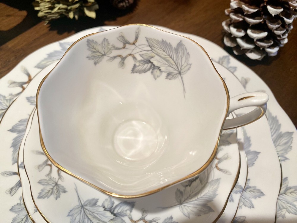 Royal Albert Silver Maple 5 Piece Place Settings England Bone China