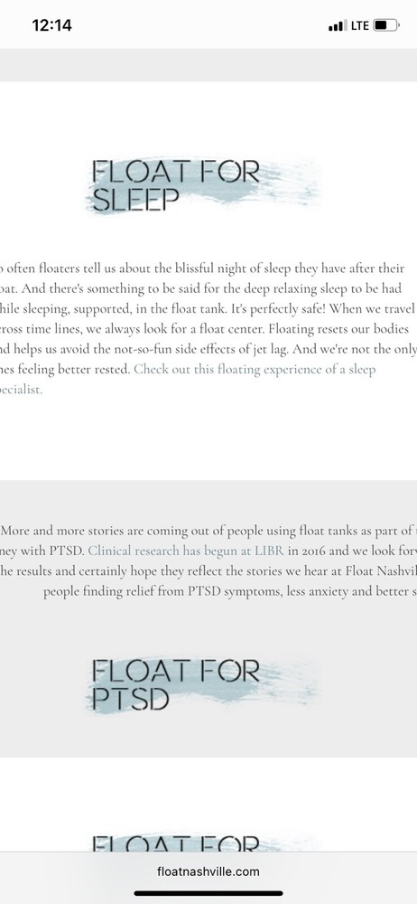 Float Nashville gift cards