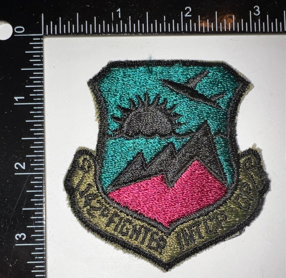 USAF US Air Force 142nd Fighter Interceptor Group Patch