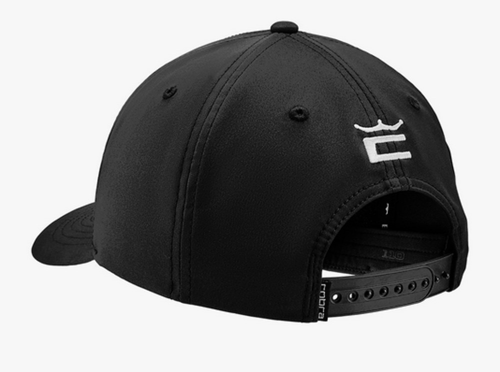 NEW Cobra Rise Black Adjustable Snapback Golf Hat/Cap