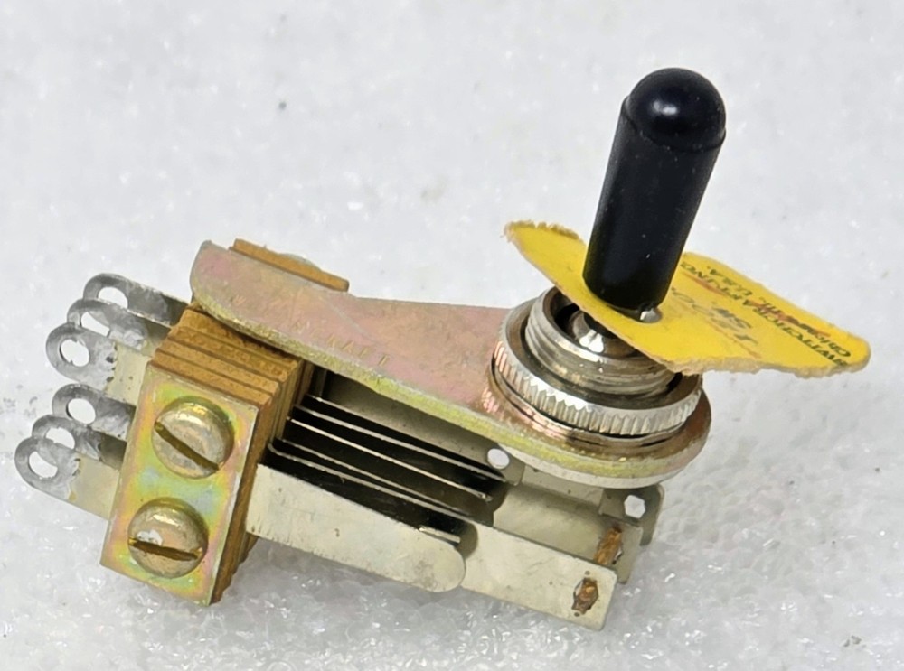 Switchcraft 12006 Switch with Black Knob Actuator