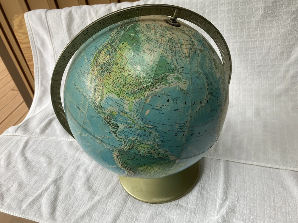 Rand McNally World Portrait 12” Diameter Rotating Globe