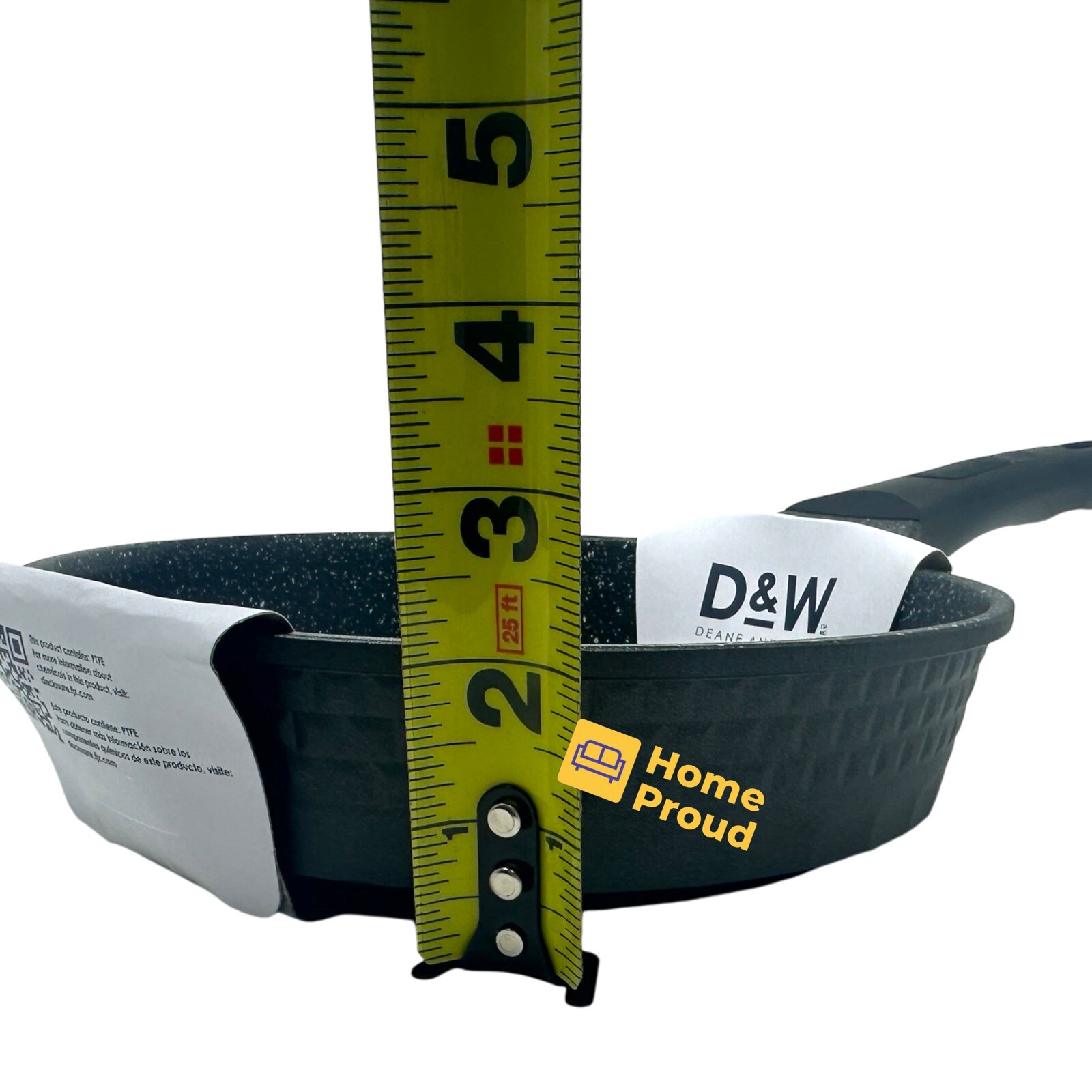 D&W Frying Pan Nonstick FRY Skillet 8 inch Deane&White Premium Kitchen Cookware