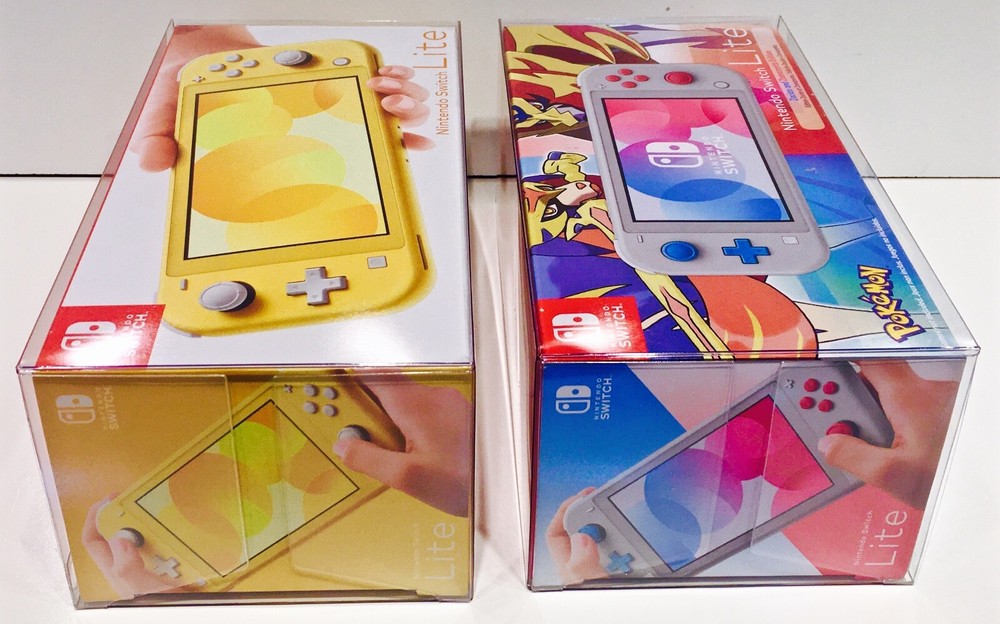 5 Box Protectors For NINTENDO SWITCH LITE Console Boxes! Fits Pokemon ETC. NTSC