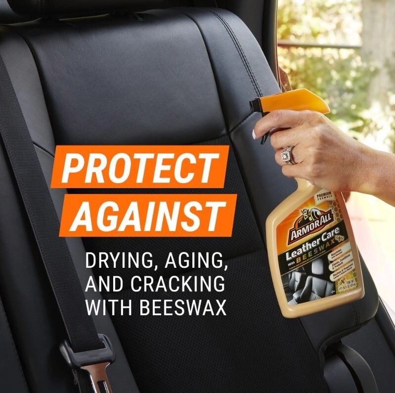 Armor All Leather Protector with Natural Beeswax, 16 fl oz