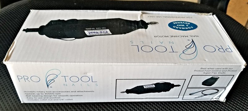 Protool 2 Way Rotary file machine and Salon Basic flex shaft Combo
