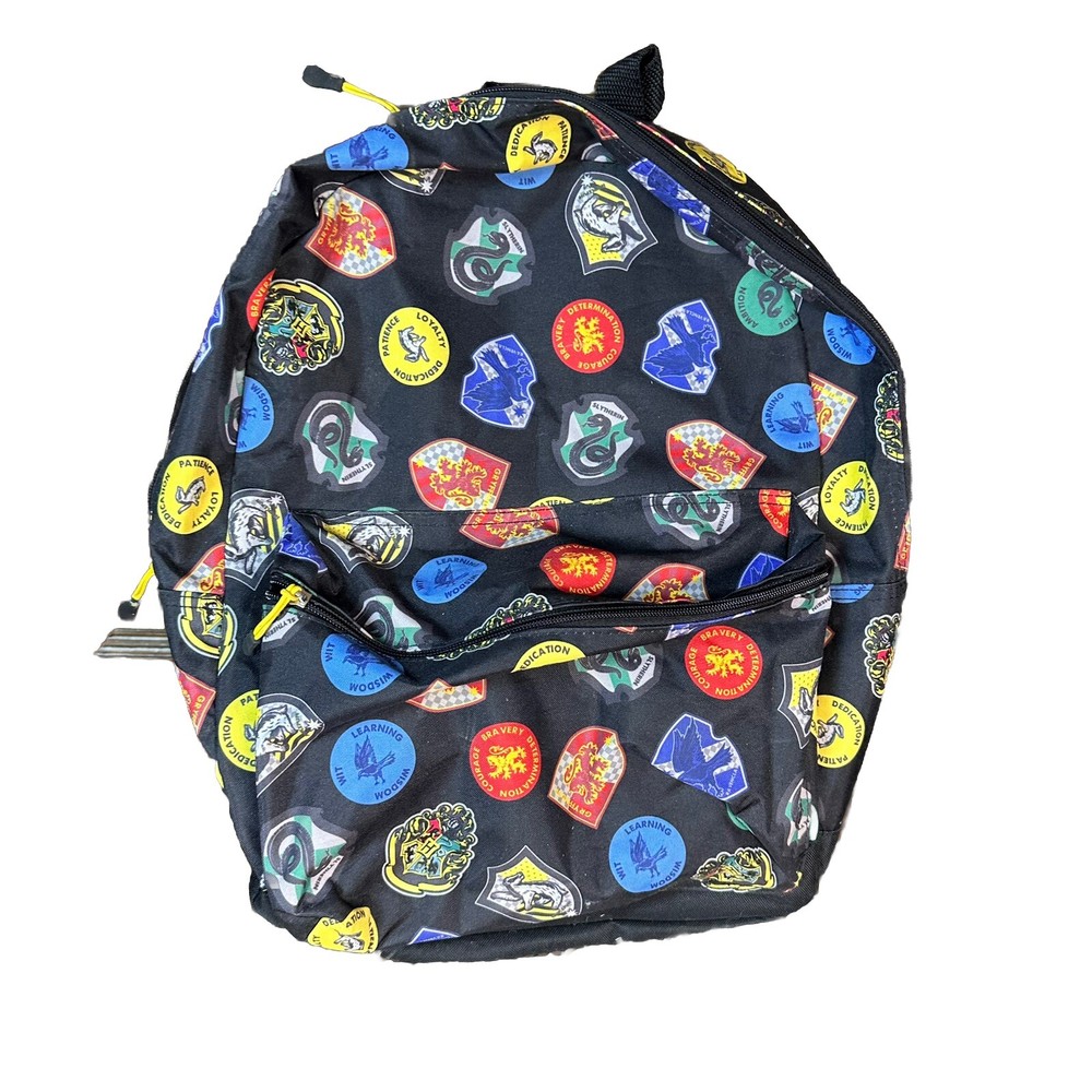 Harry Potter Badge Backpack School Bag Hogwarts Wizard Daniel Radcliffe