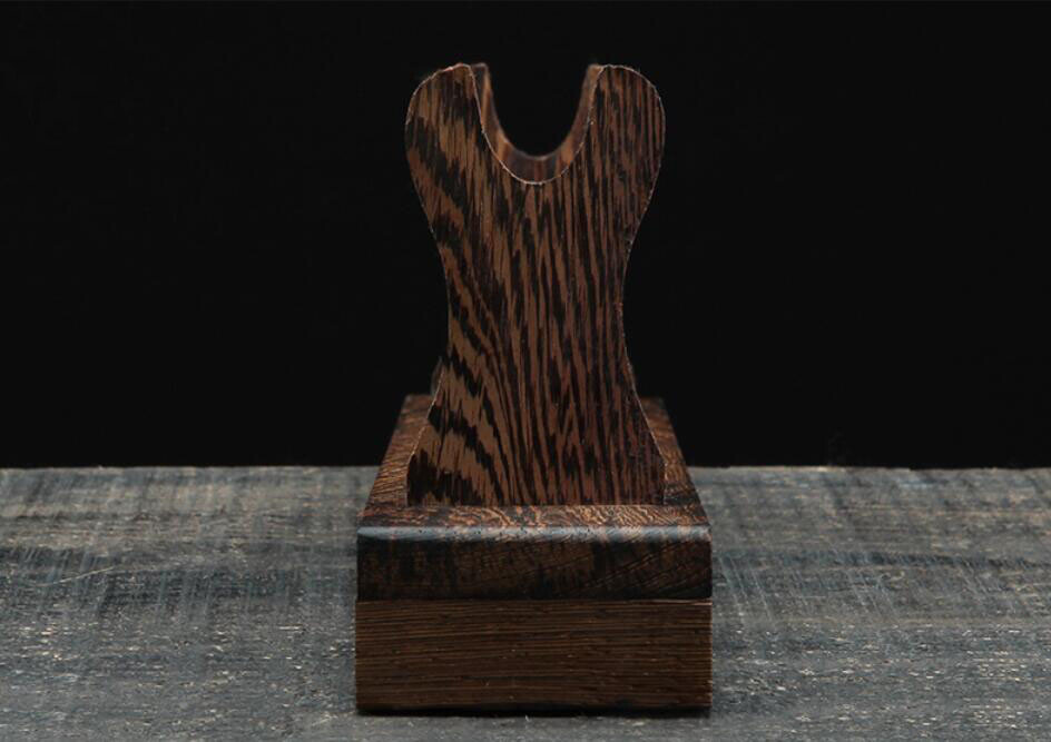 Wenge Samurai Sword Wakizashi Katana Holder Stand Bracket Assembly Rack Quality