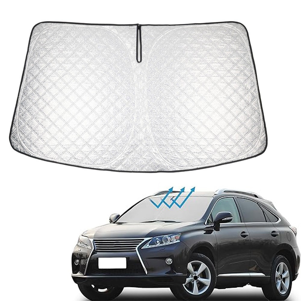 Car Foldable Windshield Sun Shade Visor Protector Custom For Lexus RX 2010-2015