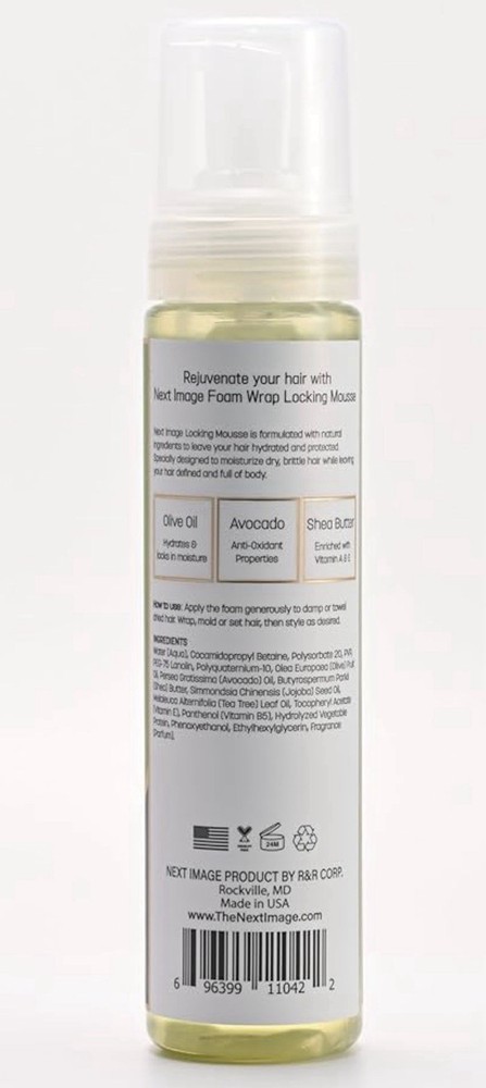 NEXT IMAGE Foam Wrap Locking Mousse (Olive & Avocado)