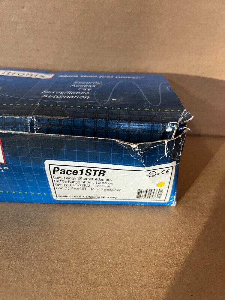 New, unopened Altronix long range ethernet adapter Pace1STR