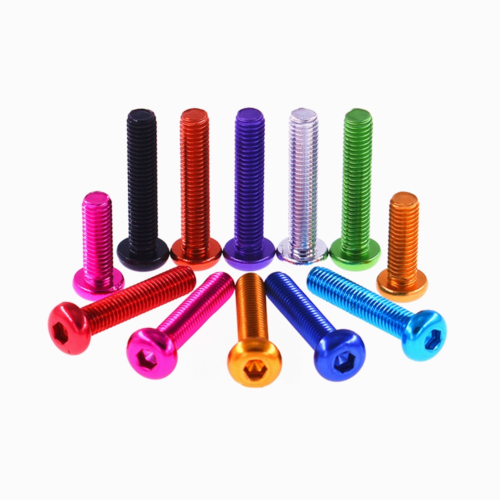 M3 Button Head Allen Hex Screws Aluminum Alloy DIY Computer case Socket Bolts