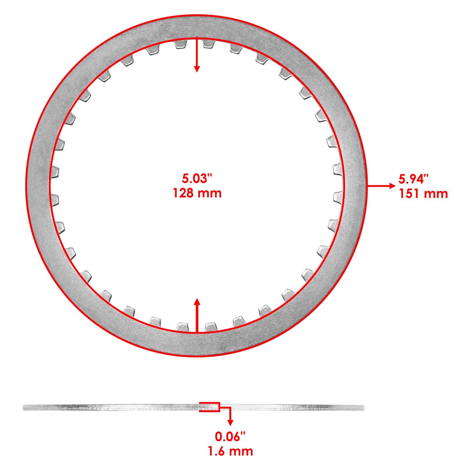 Clutch Plates Kit For Harley Davidson Electra Glide 1998-16 / 37932-98 37913-98