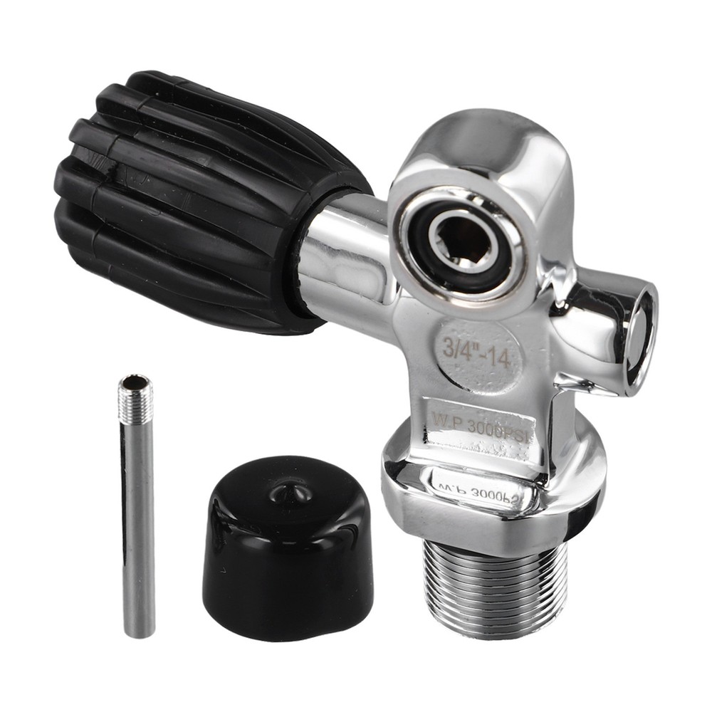 Diving Valve for High Pressure Tanks with Explosion Proof Capabilities