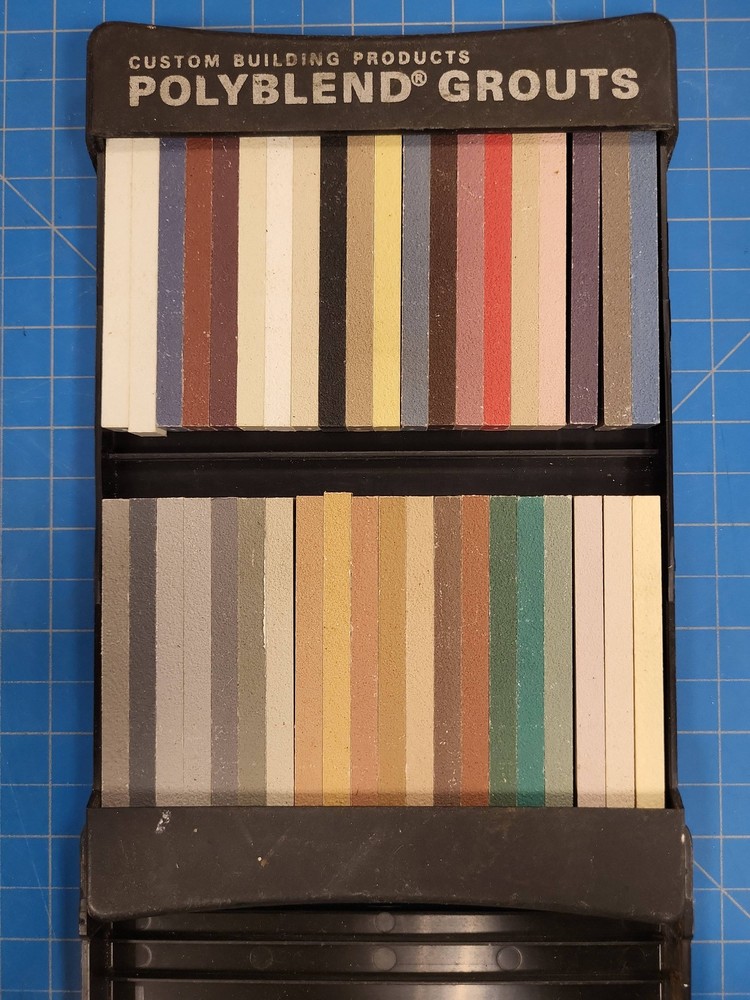 Custom Building Products Polyblend Grouts Grout Color System Tile Sample Guide