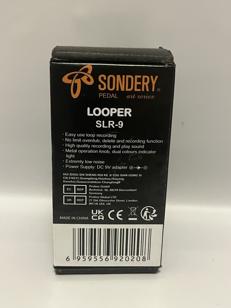 Sondery Looper Pedal SLR-9 Open Box