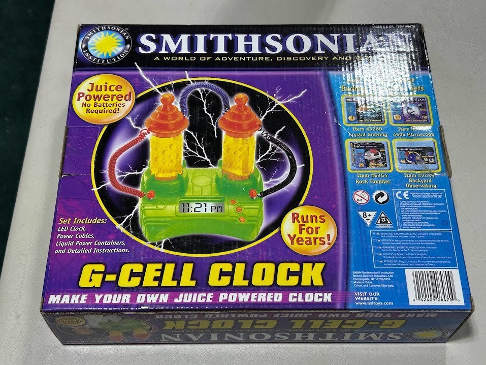Smithsonian G-Cell Clock Stem Activity