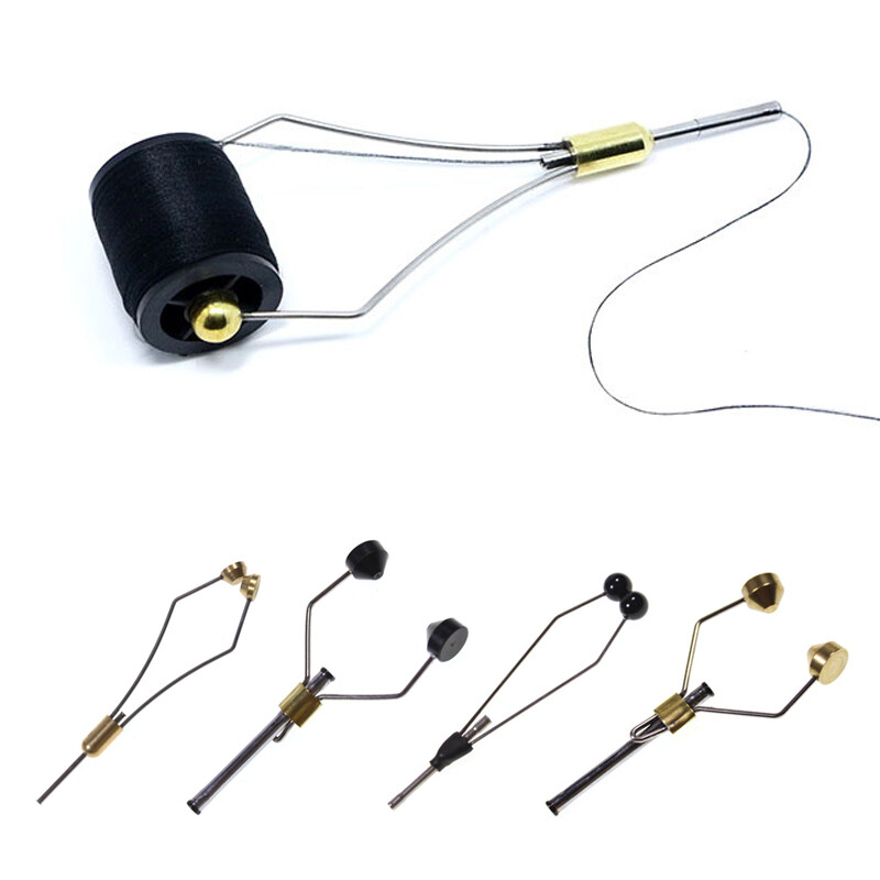 Fly Tying Bobbin Holder Ceramic Brass Fly Fishing Flies Baits Hook Making Tools