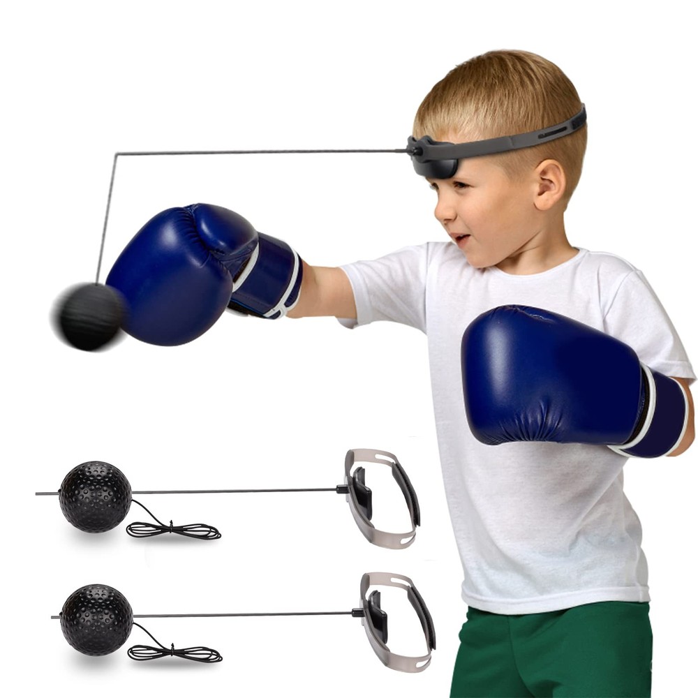 Hikeen Boxing Reflex Ball MMA Equipment 2 Difficulty Small, Black