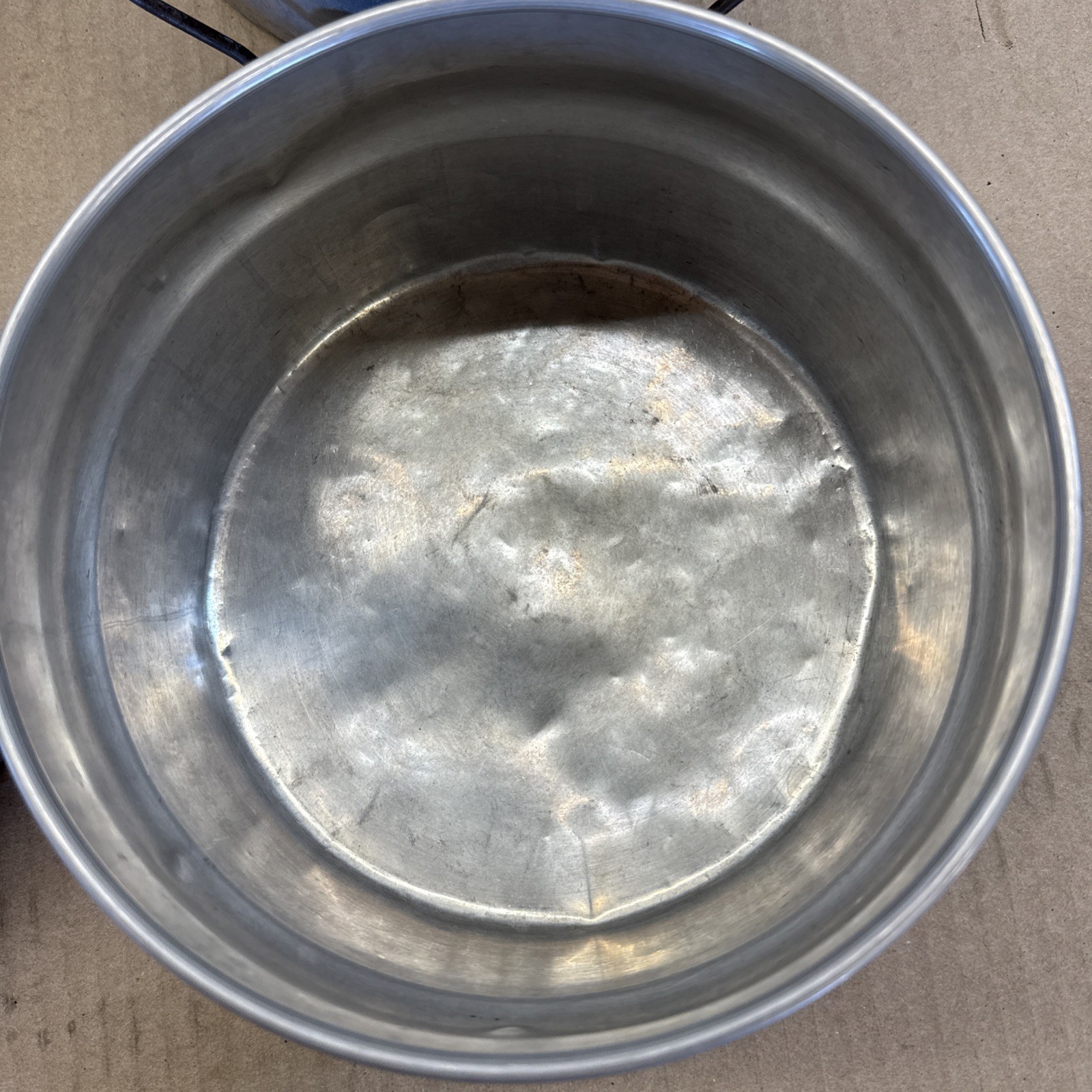 Vintage 4-piece Aluminum Coal Miner's Lunch Bucket In Very Good Used Condition