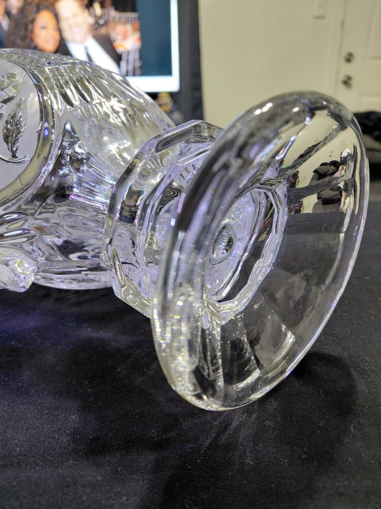 Kristal Zajecar 24% Lead Crystal Pitcher Flora Collection Pattern
