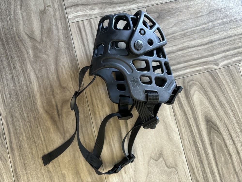 Dog Muzzle XL Breathable Basket Muzzle Black