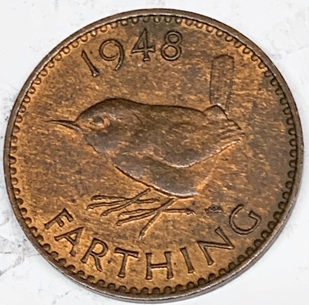 # C3066    GREAT BRITAIN     COIN,     FARTHING  1948