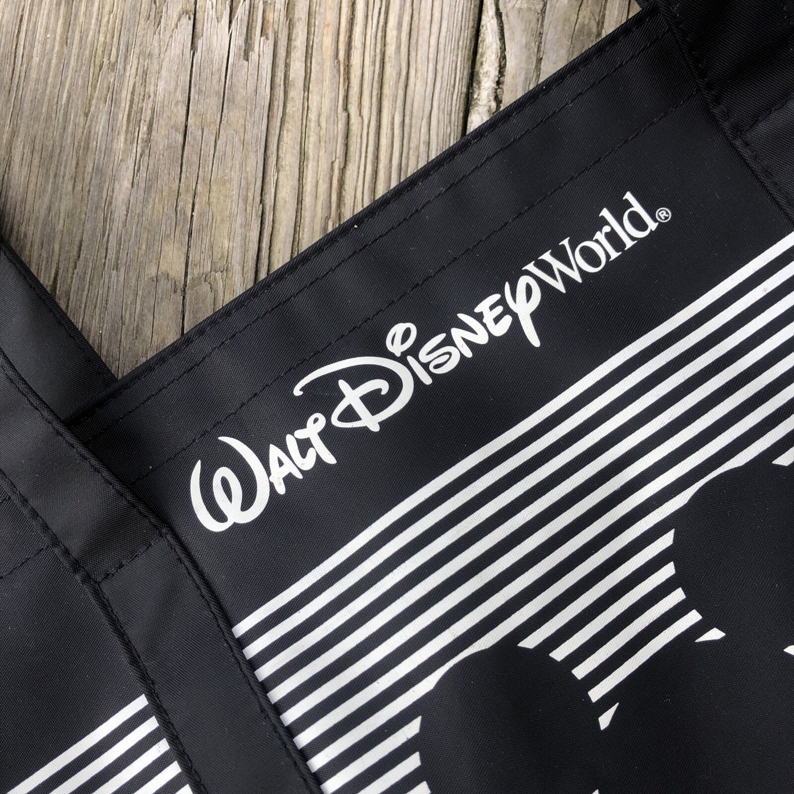 Disney World Resort Mickey Mouse Zippered Vacation Tote Shoulder Bag