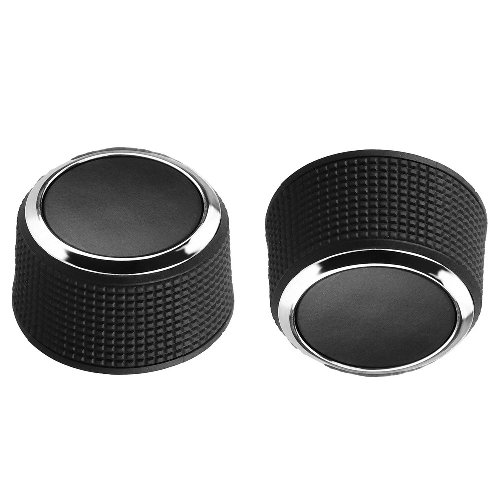 2x Knobs For 2009-2017 Chevrolet Traverse Radio Vol Temperature A/C Control Unit