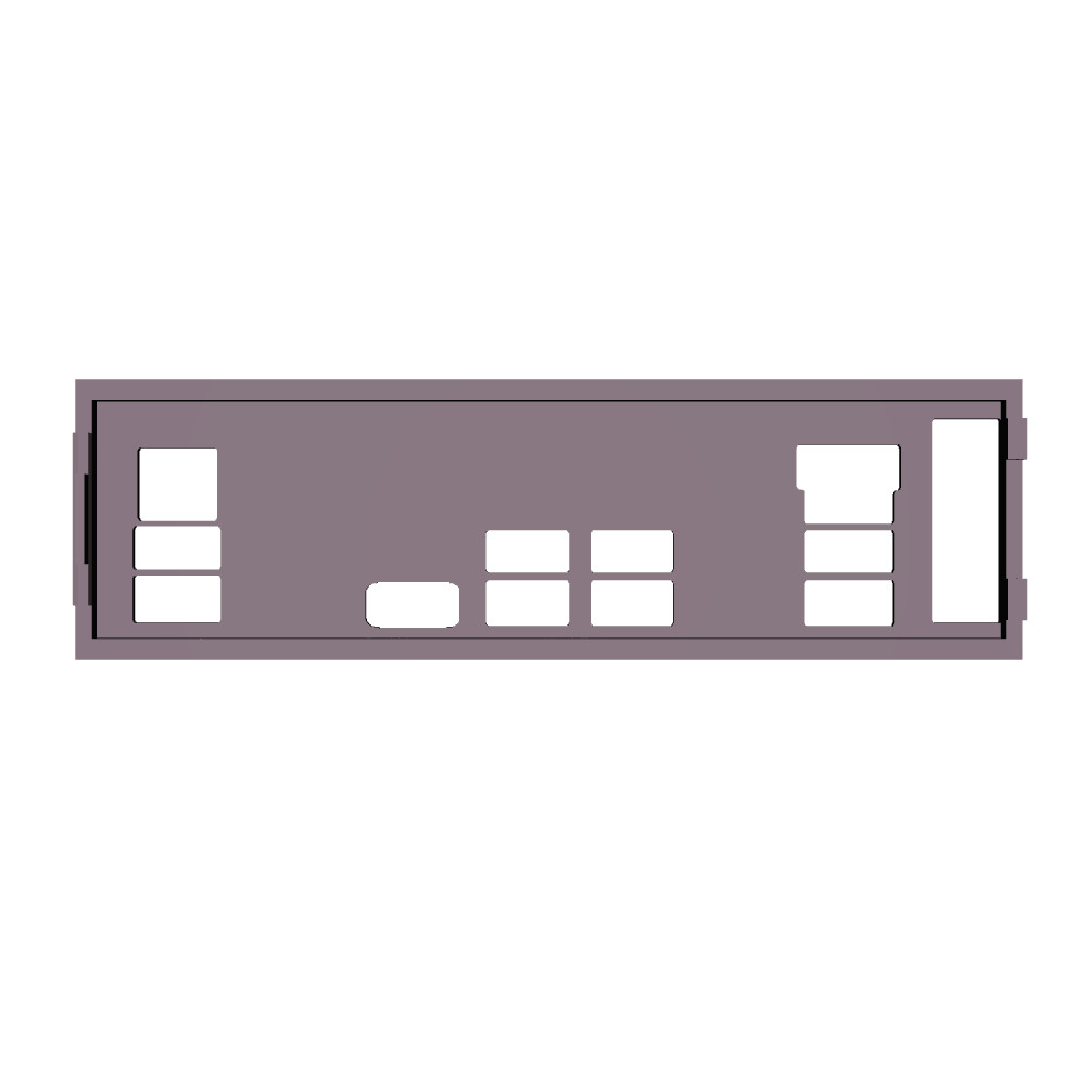 Asrock X570 Phantom Gaming 4S I/O Shield, 3D Printed, IO Backplate