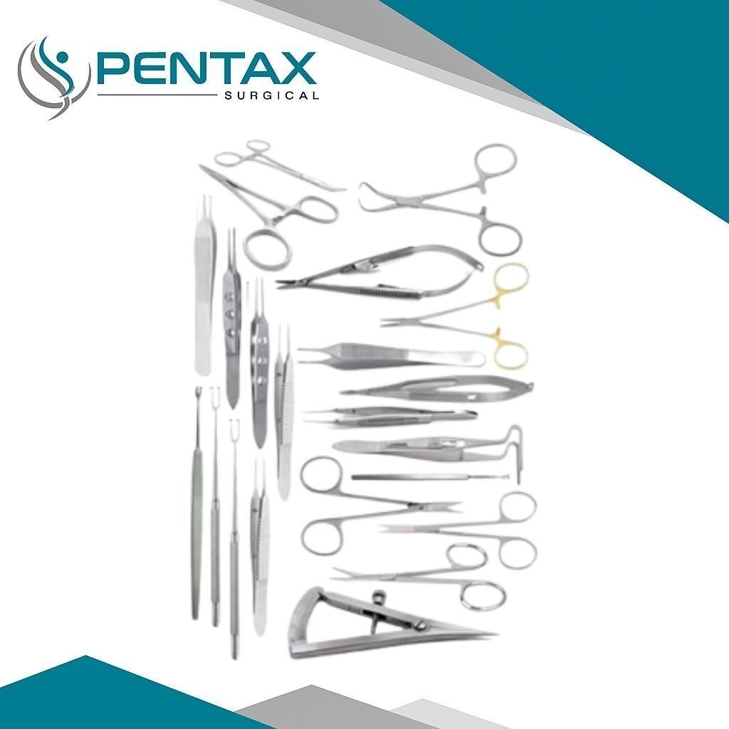 New Blepharoplasty Surgical Instrument Set German Stainless Steel CE