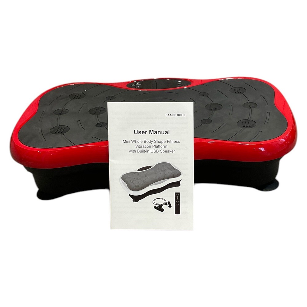 Vibration Plate Exercise Machine Whole Body Workout Bluetooth Lymphatic Drainage