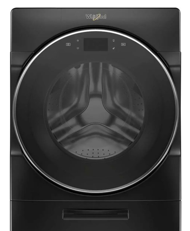 Whirlpool 5.0 Cu. Ft. Stackable Smart Front Load Washer - WFW9620HBK
