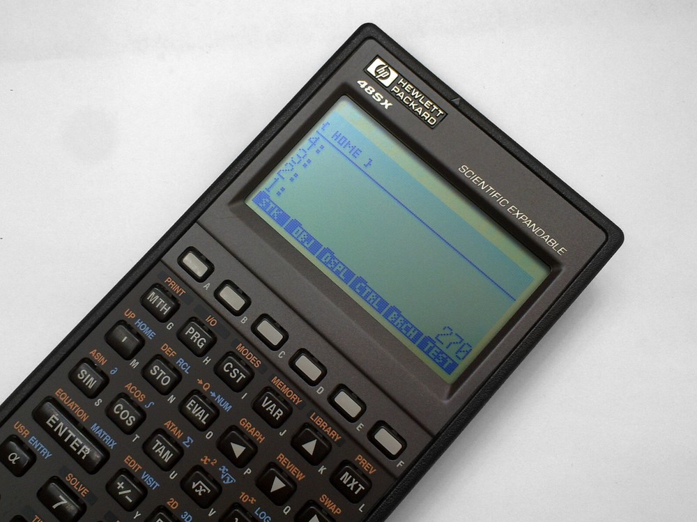 Near Mint Hewlett Packard HP 48SX Calculator