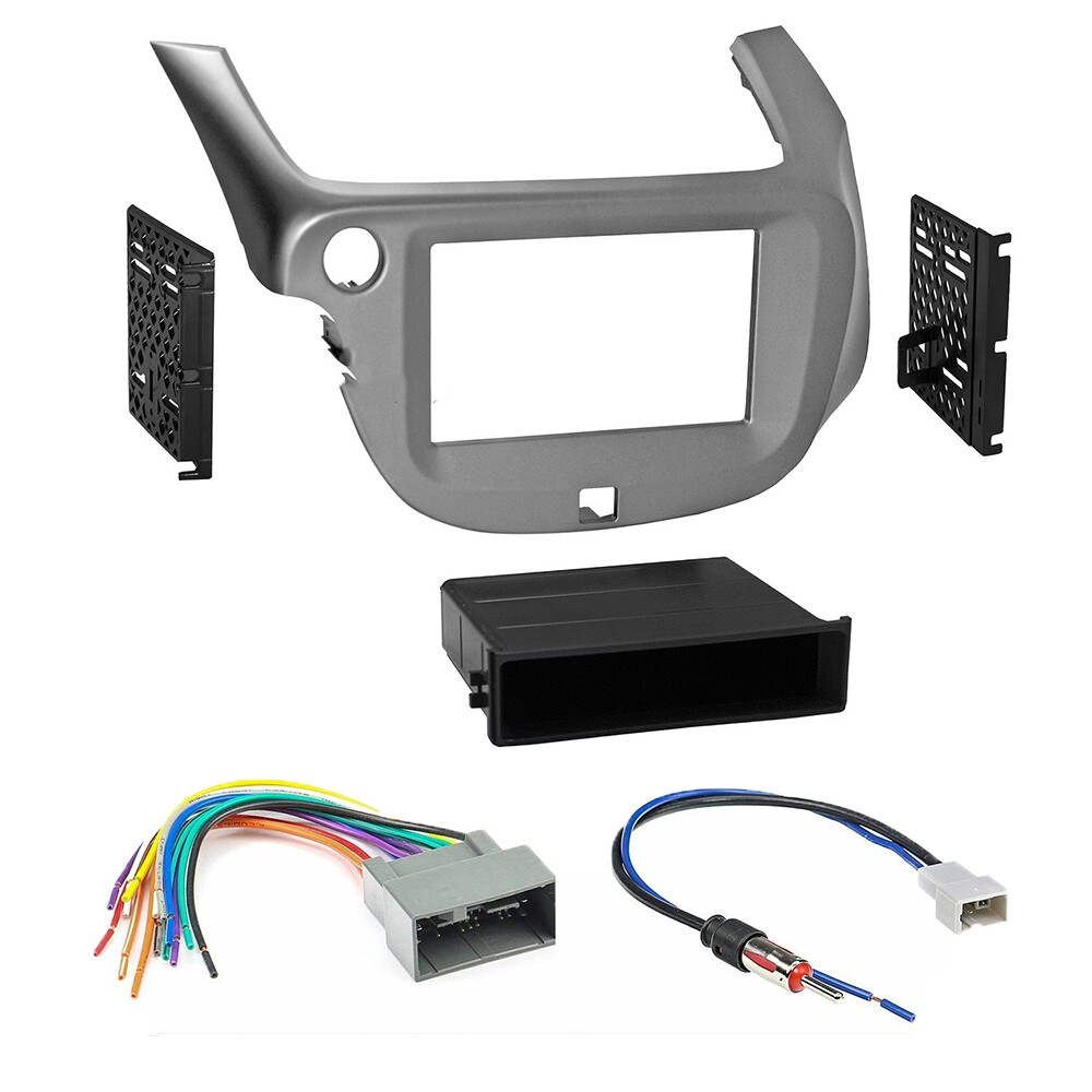 Double DIN Single DIN Car Stereo Radio Install Dash Kit for 2009-2013 Honda FIT