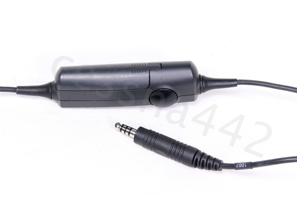 BOSE Headset Control Module Helicopter U174 Plug Mic Cord UNTESTED For Parts