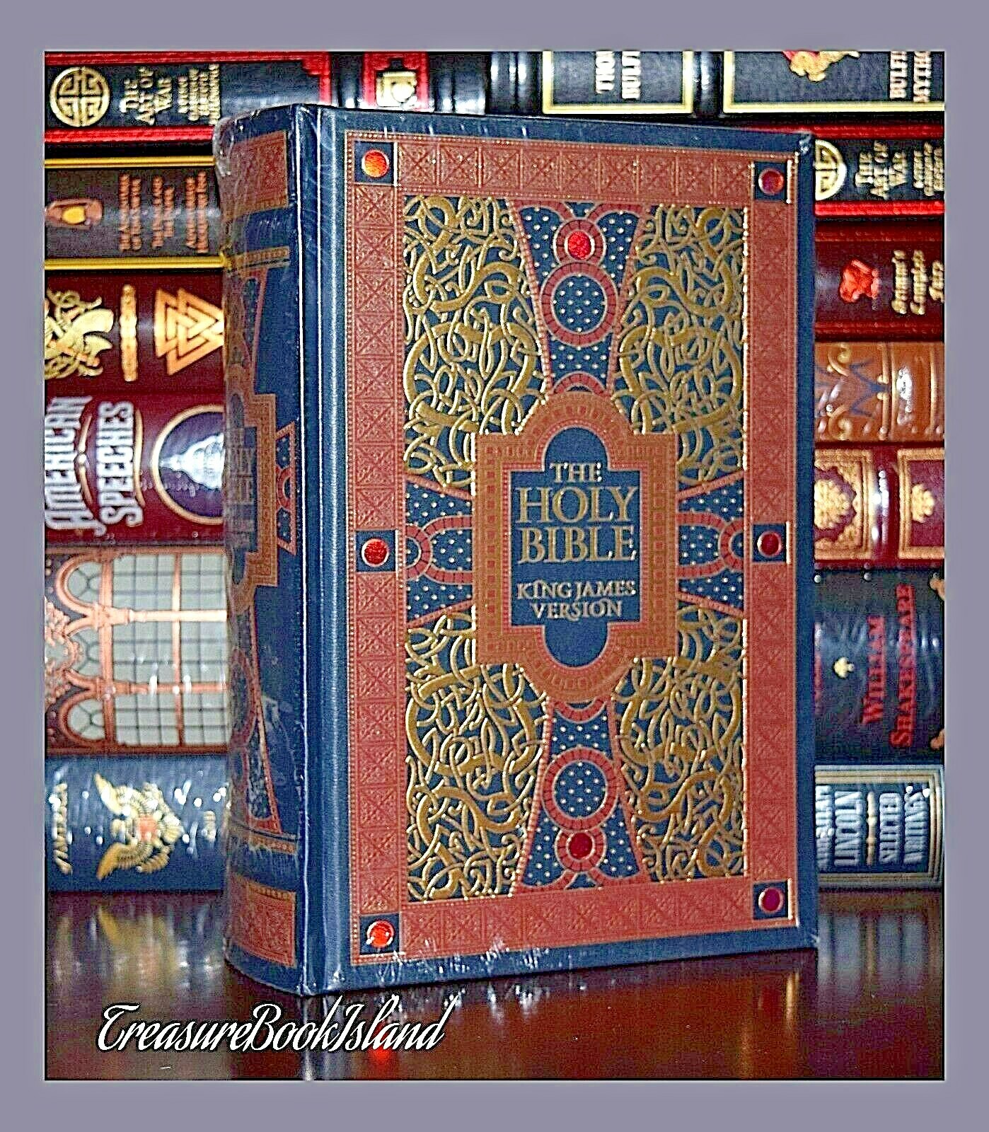 NEW Holy Bible KJV Illustrated Gustave Dore Leather Bound Collectible