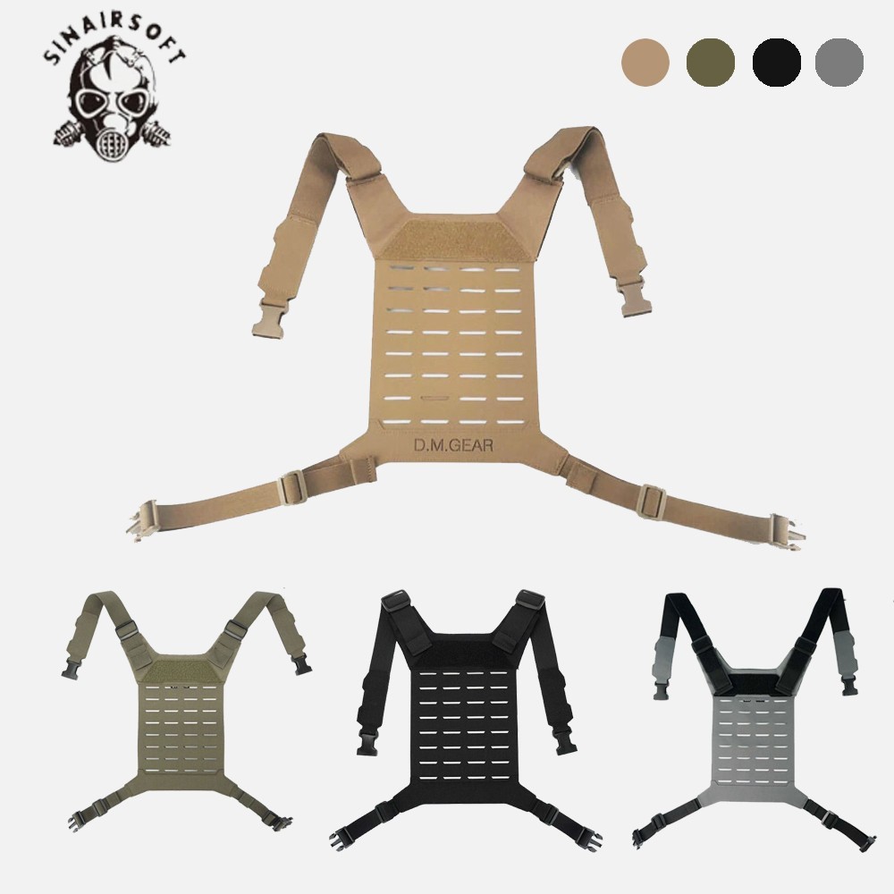 Tactical D3 SS MK Chest Rig MOLLE Universal Vest Back Panel Strap Mount Platform