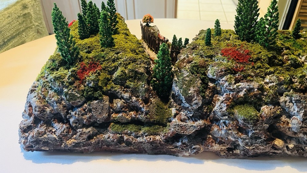 N Scale Mountain Scenery Layout