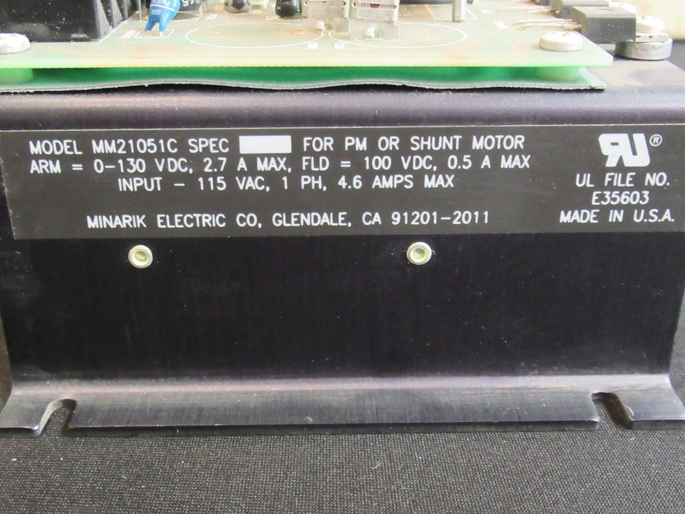 Minarik Adjustable Speed Control MM21051C