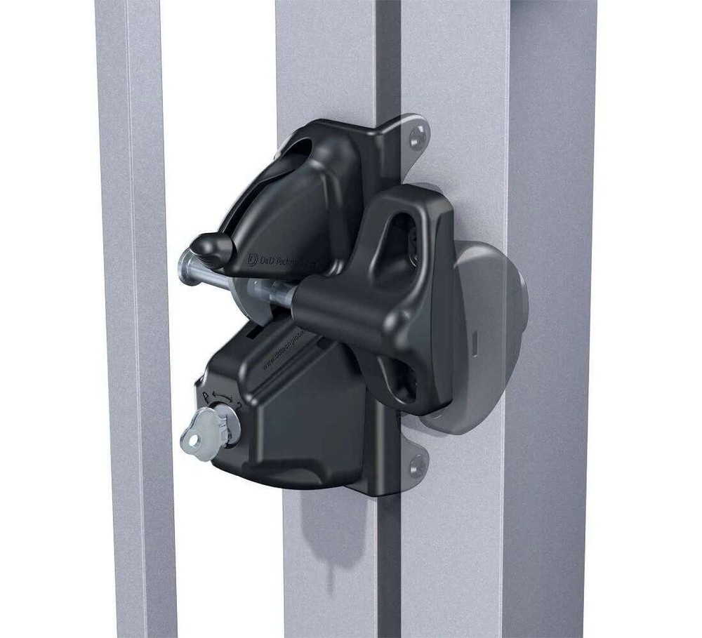 D&D Technologies LLDAB-K LL Deluxe Latch EAK Keyed Different Black