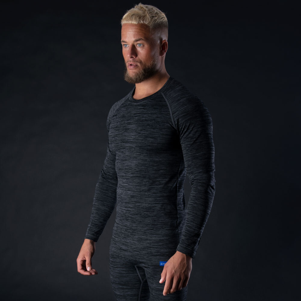 Oxford Advanced Base Layer Multi-season Motorcycle Top - Charcoal