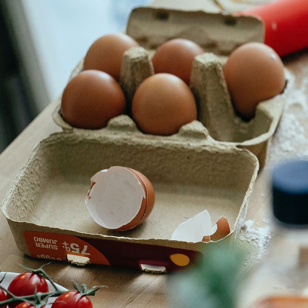 40 Pack 6 Count Egg Cartons, 6 Cell Chicken Egg Holders